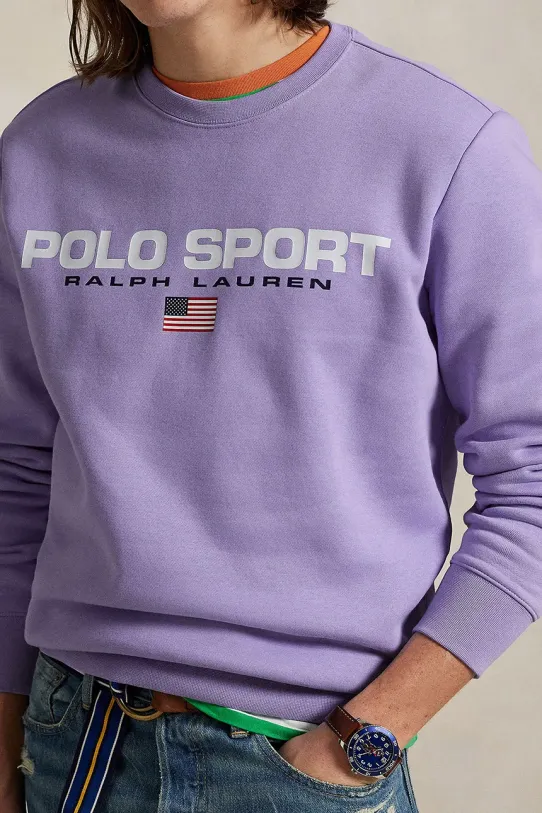 Oblečenie Mikina Polo Ralph Lauren 710835770 fialová