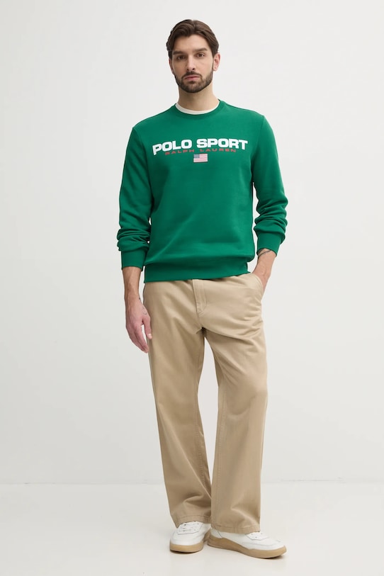 Μπλούζα Polo Ralph Lauren 710835770 πράσινο SS25