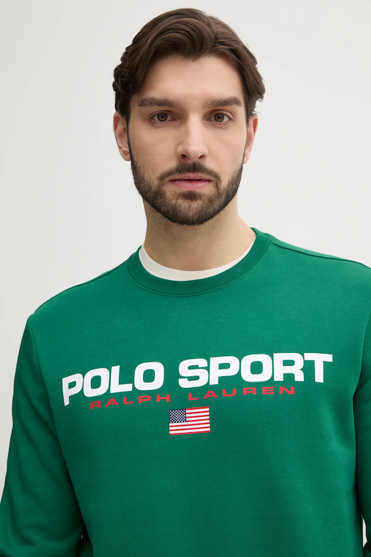 Μπλούζα Polo Ralph Lauren πράσινο 710835770