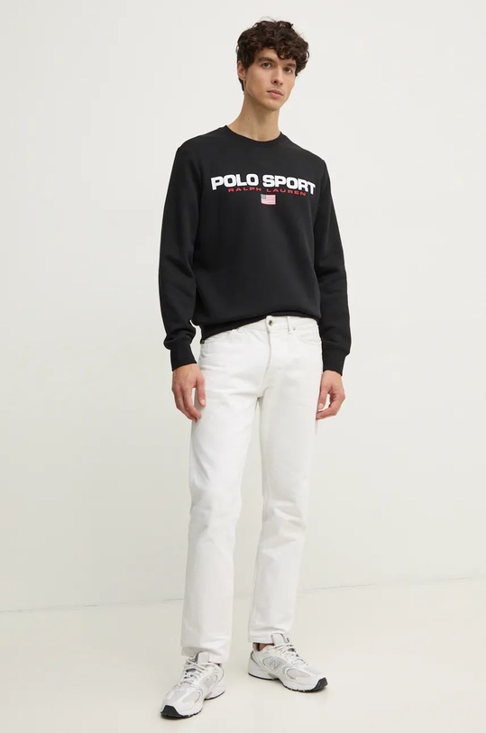 Polo Ralph Lauren bluza 710835770 czarny SS25