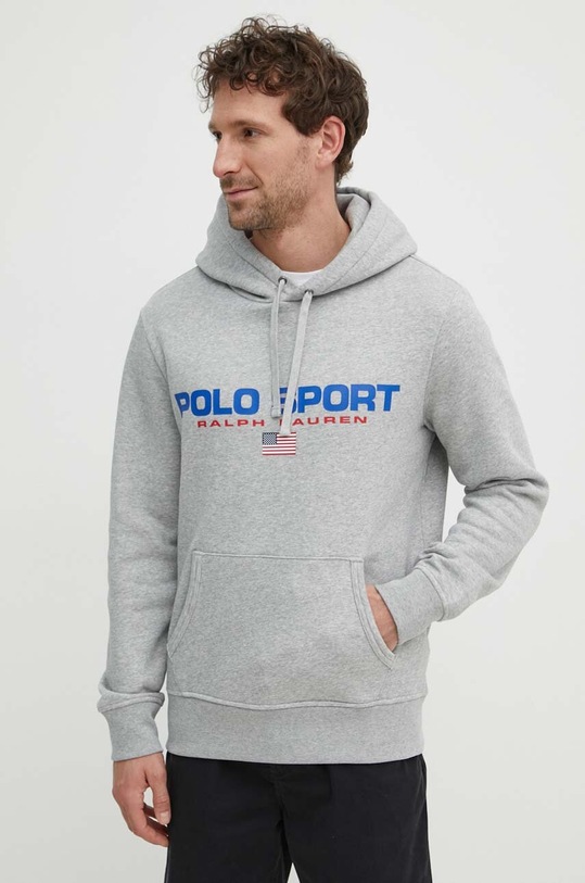 Mikina Polo Ralph Lauren sivá 710938447