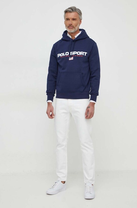 Dukserica Polo Ralph Lauren 710938447 plava SS25