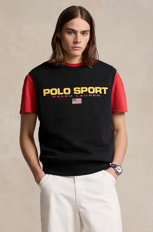 Футболка Polo Ralph Lauren остальные чёрный 710938450