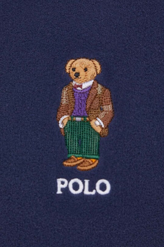Polo Ralph Lauren felpa in pile 710930549 blu navy