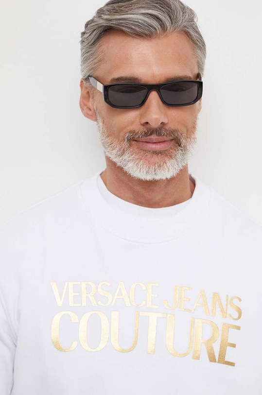 Versace Jeans Couture bluza bawełniana biały 76GAIT00