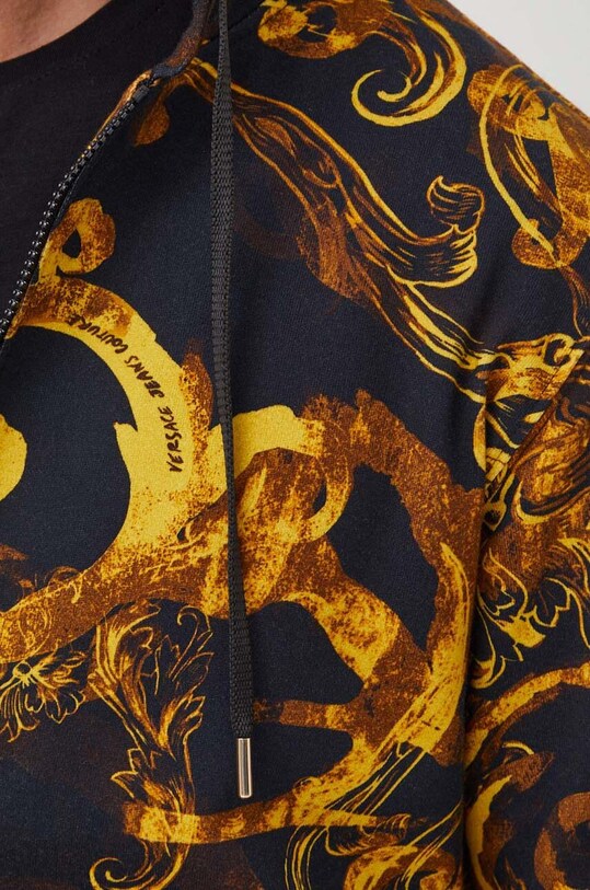 Bavlnená mikina Versace Jeans Couture 76GAI3Z1 čierna