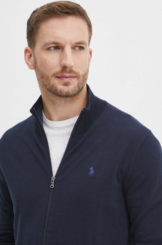 Polo Ralph Lauren cardigan din bumbac bleumarin 710899206