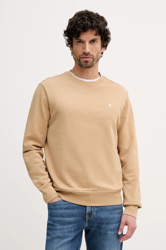 Polo Ralph Lauren bluza bawełniana bawełna beżowy 710916689