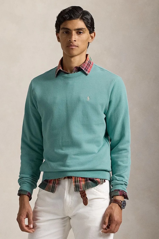 Polo Ralph Lauren hanorac de bumbac uni verde 710916689