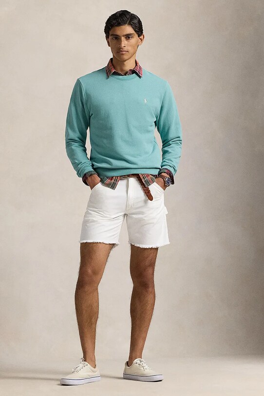 Îmbrăcăminte Polo Ralph Lauren hanorac de bumbac 710916689 verde