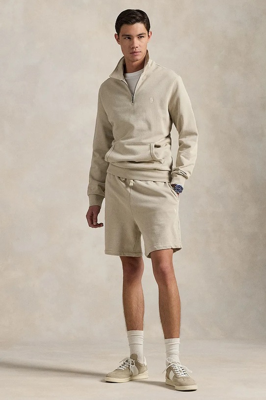 Одежда Хлопковая кофта Polo Ralph Lauren 710934601 серый