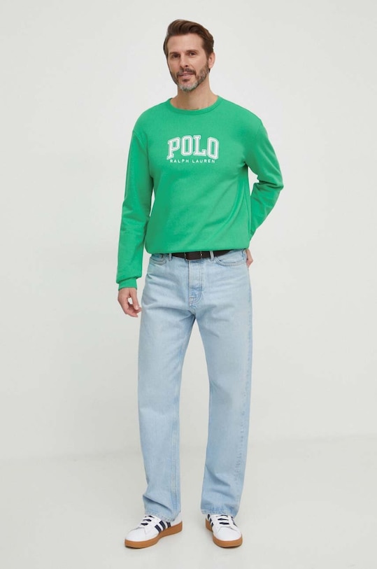 Μπλούζα Polo Ralph Lauren 710934715 πράσινο SS24