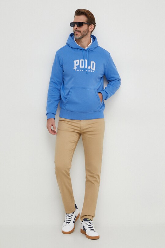 Кофта Polo Ralph Lauren 710934716 голубой SS24