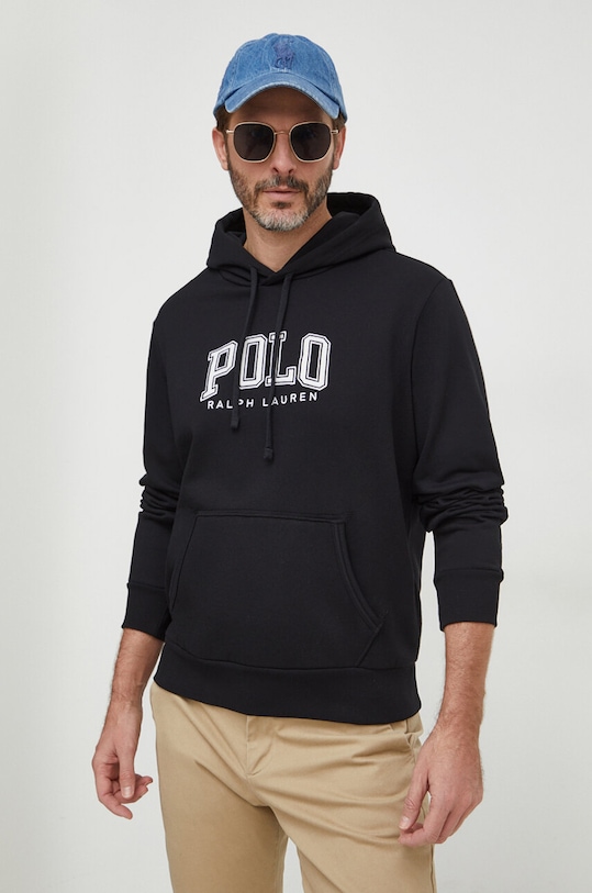 Μπλούζα Polo Ralph Lauren απλικέ μαύρο 710934716