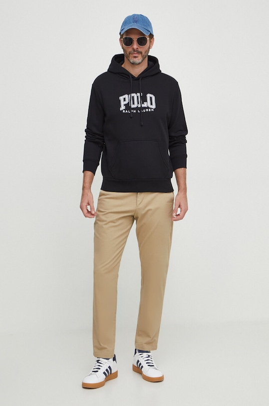 Μπλούζα Polo Ralph Lauren 710934716 μαύρο SS24