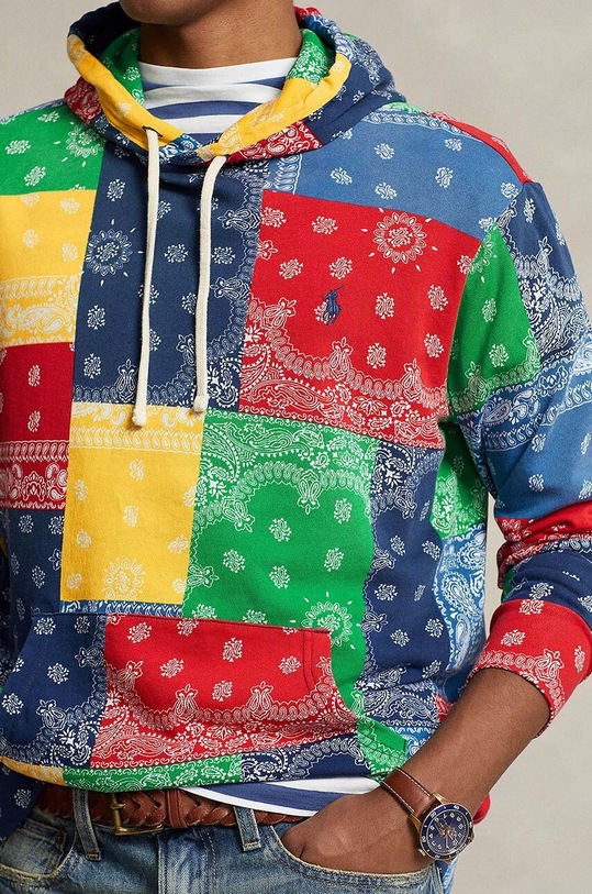 Βαμβακερή μπλούζα Polo Ralph Lauren πολύχρωμο 710936357