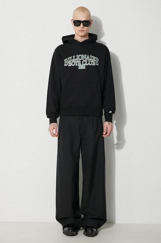 Billionaire Boys Club bluza bawełniana Scholar Popover B23434 czarny SS24