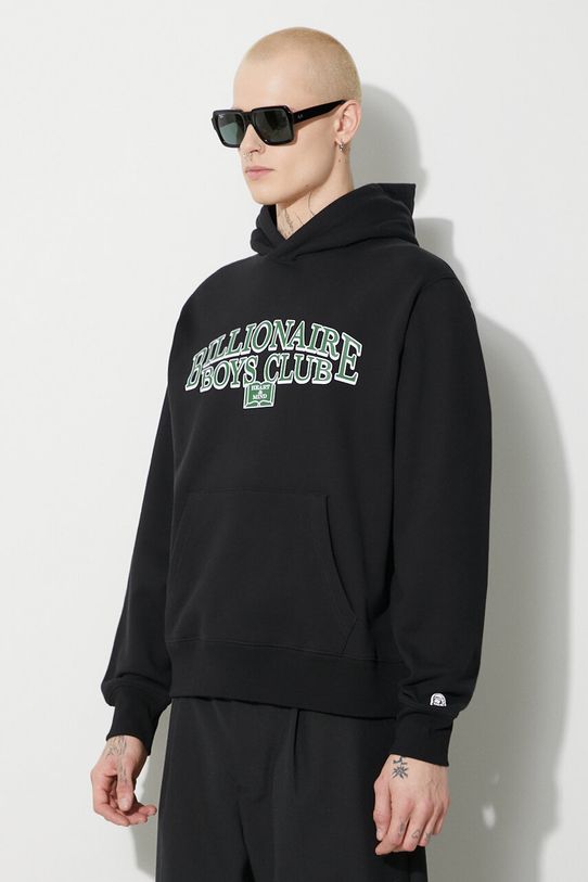 Billionaire Boys Club felpa in cotone Scholar Popover nero B23434