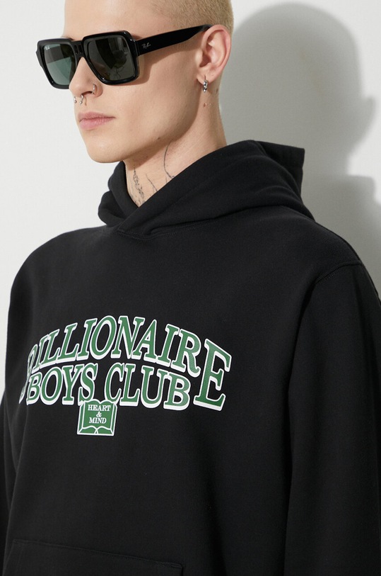 Billionaire Boys Club hanorac de bumbac Scholar Popover B23434 negru