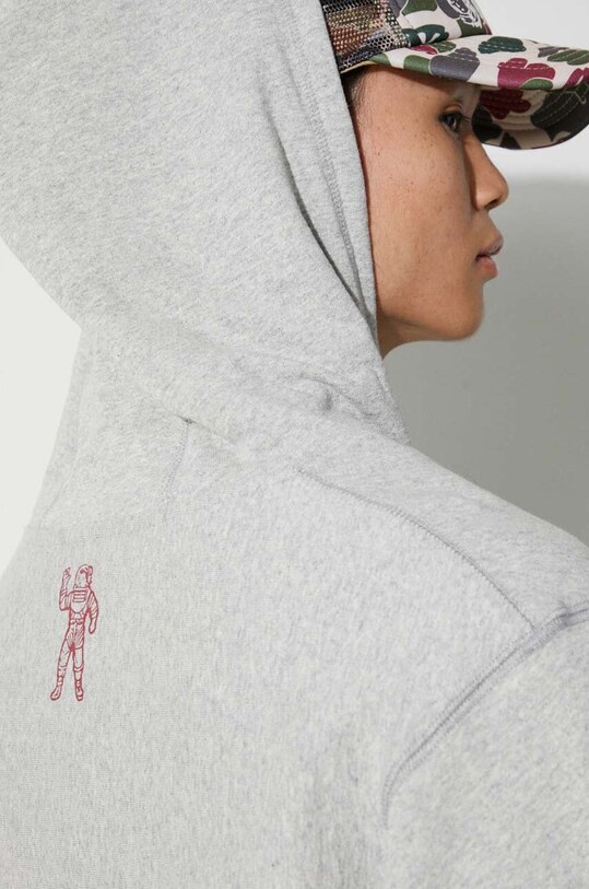 Хлопковая кофта Billionaire Boys Club Heart and Mind Popover B23433 серый