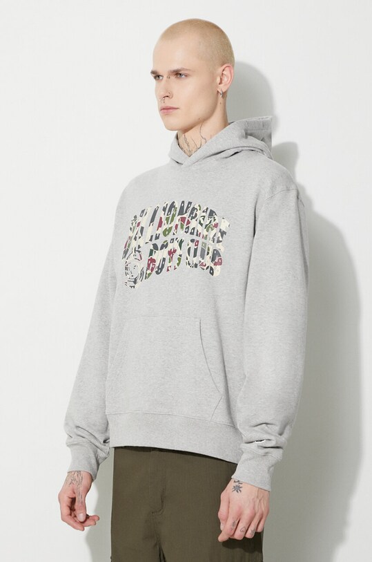 Bavlněná mikina Billionaire Boys Club Duck Camo Arch Logo Popover šedá B23432