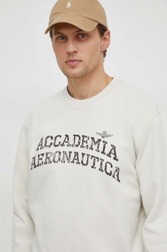Aeronautica Militare bluza bawełniana beżowy FE1861F511