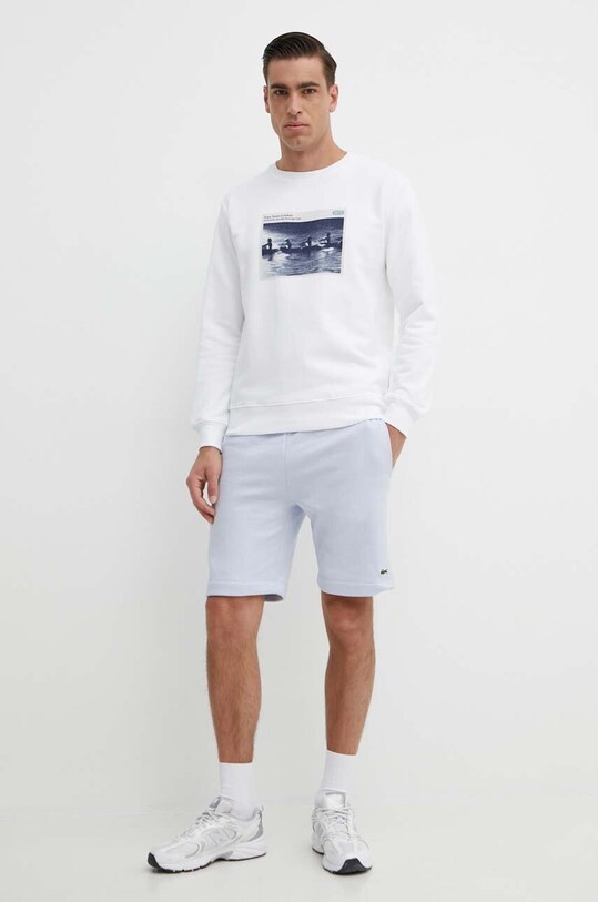 Pepe Jeans bluza bawełniana RIKU PM582662 biały SS24