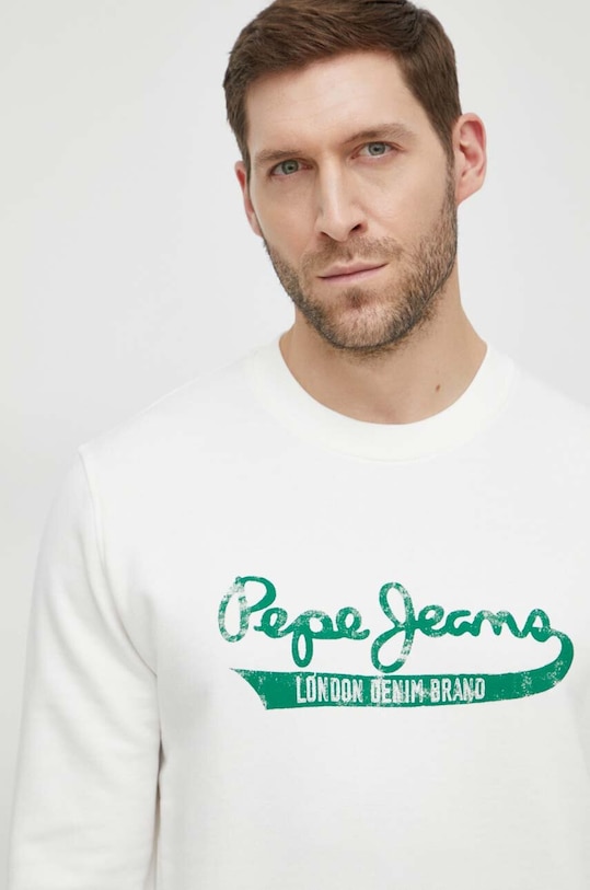 Бавовняна кофта Pepe Jeans ROI білий PM582670