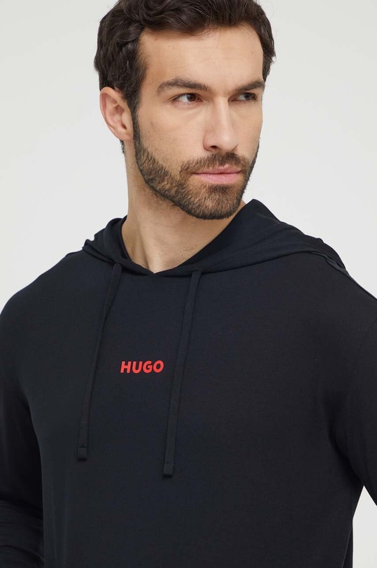 HUGO bluza lounge 50518693 czarny SS24