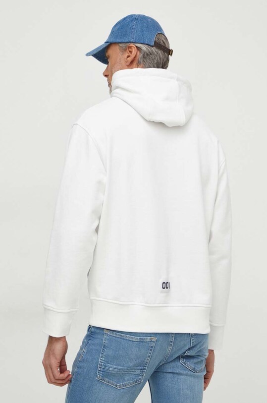 Îmbrăcăminte Armani Exchange hanorac de bumbac 3DZMLE.ZJ4XZ alb