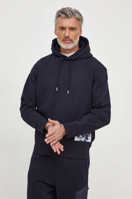 Armani Exchange bluza bawełniana 3DZMLE.ZJ4XZ granatowy