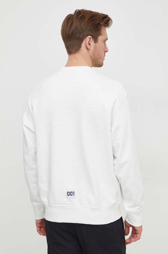 Îmbrăcăminte Armani Exchange hanorac de bumbac 3DZMLK.ZJ4XZ alb