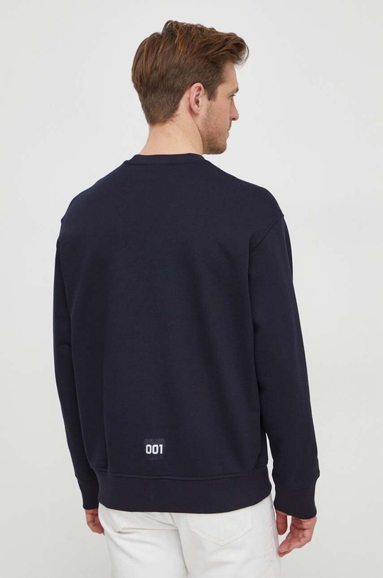 Odjeća Pamučna dukserica Armani Exchange 3DZMLK.ZJ4XZ mornarsko plava