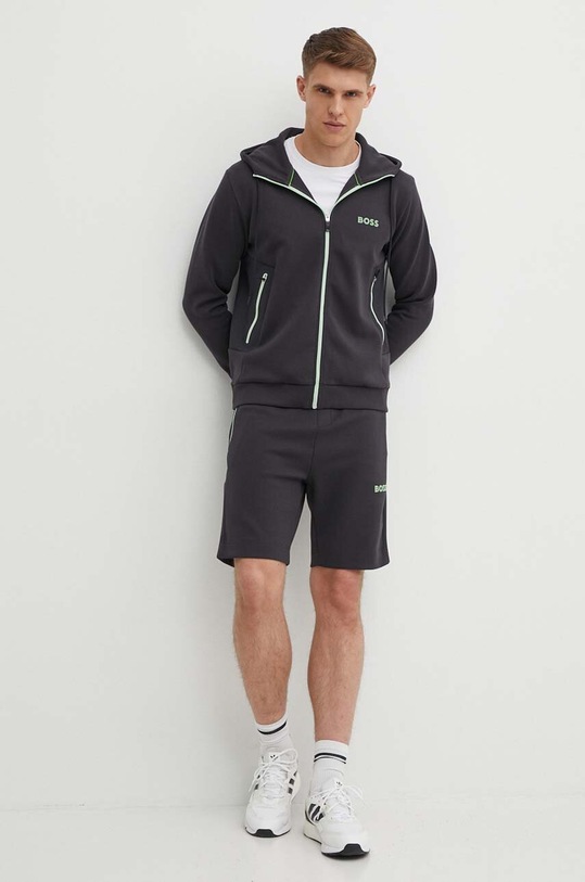 Boss Green bluza 50510319 gri SS24