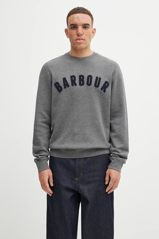 Суичър Barbour меланж сив MOL0101