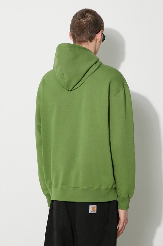 Clothing Wood Wood cotton sweatshirt Cass AA Moss Embroidery Hoodie 10285606.2424 green