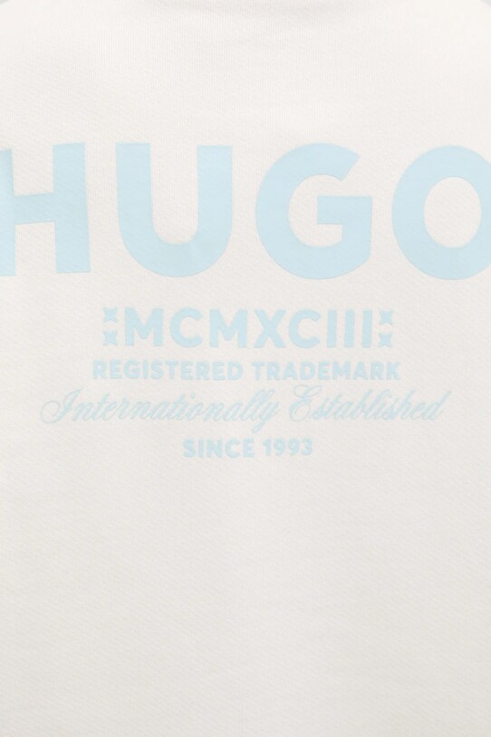 Хлопковая кофта Hugo Blue 50510732 белый