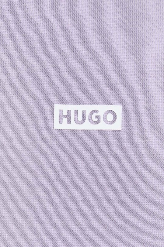 Бавовняна кофта Hugo Blue 50510732 фіолетовий