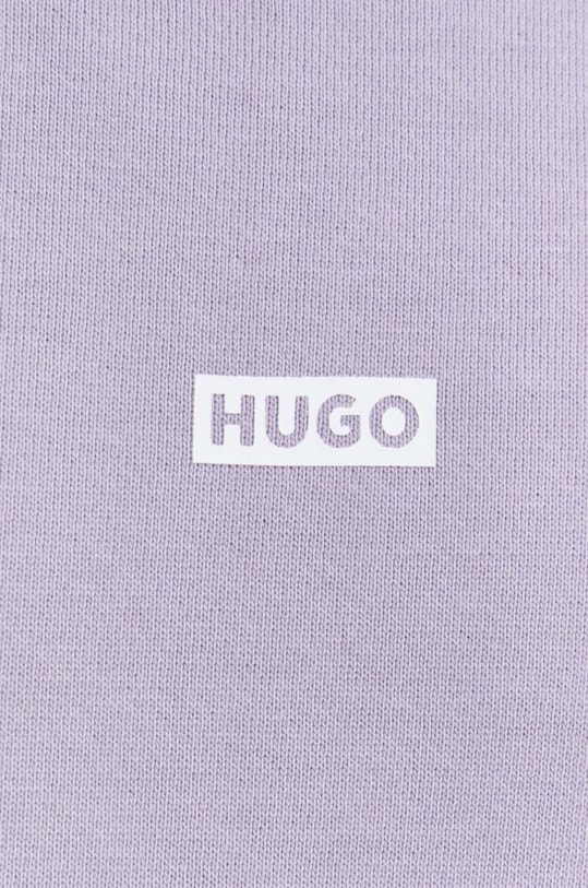 Бавовняна кофта Hugo Blue 50510732 фіолетовий