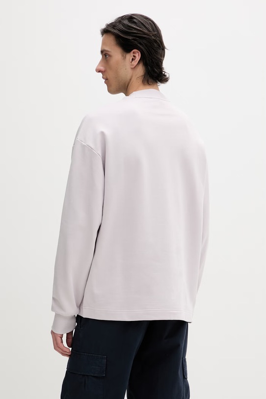 Oblečenie Bavlnená mikina Hugo Blue 50522359 fialová