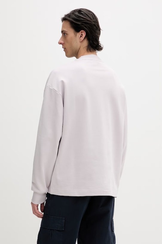 Ρούχα Βαμβακερή μπλούζα Hugo Blue 50522359 μωβ