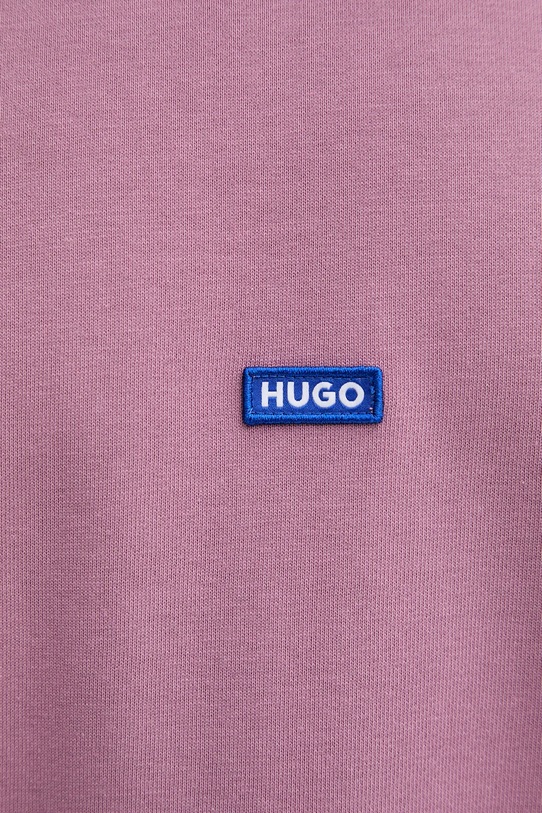 Hugo Blue bluza bawełniana 50522359 różowy