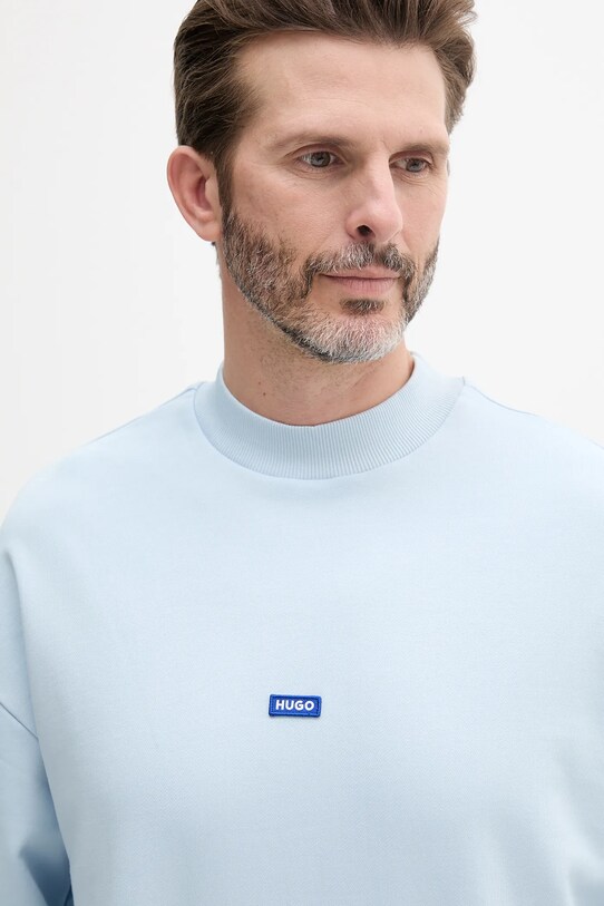 Oblačila Bombažen pulover Hugo Blue 50522359 modra