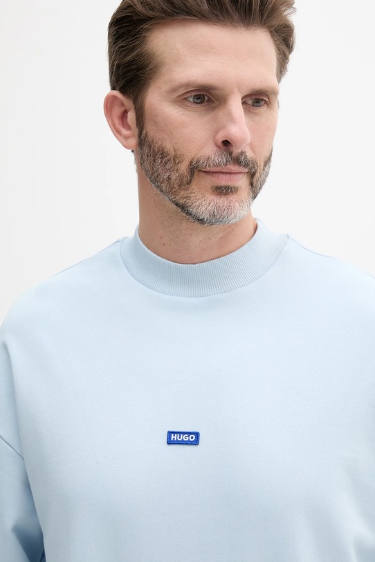 Oblačila Bombažen pulover Hugo Blue 50522359 modra
