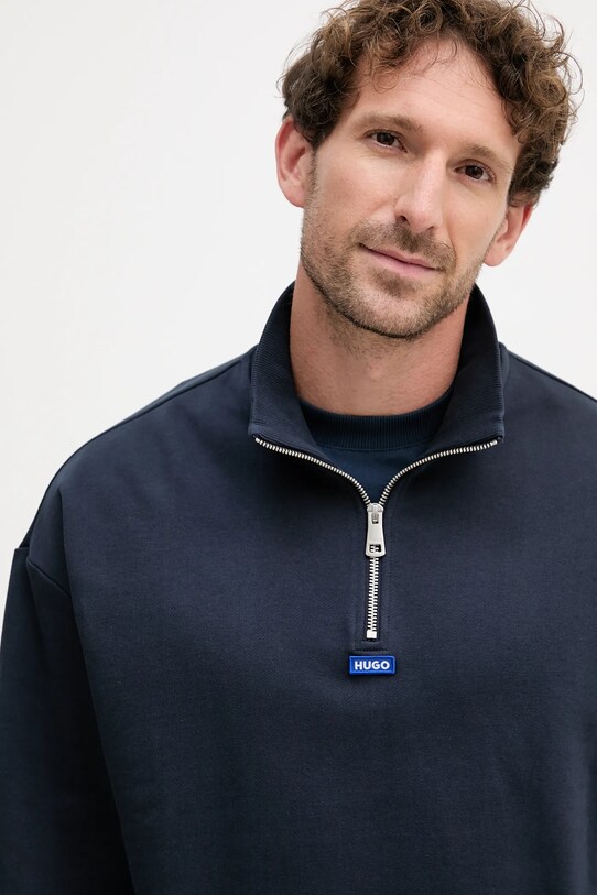 Îmbrăcăminte Hugo Blue hanorac de bumbac 50522367 bleumarin