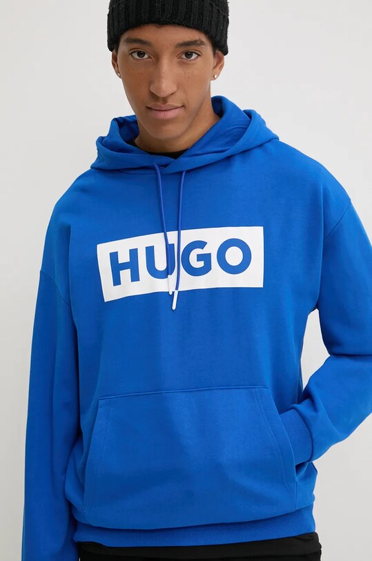 HUGO Blue bluza nadruk niebieski 50522370