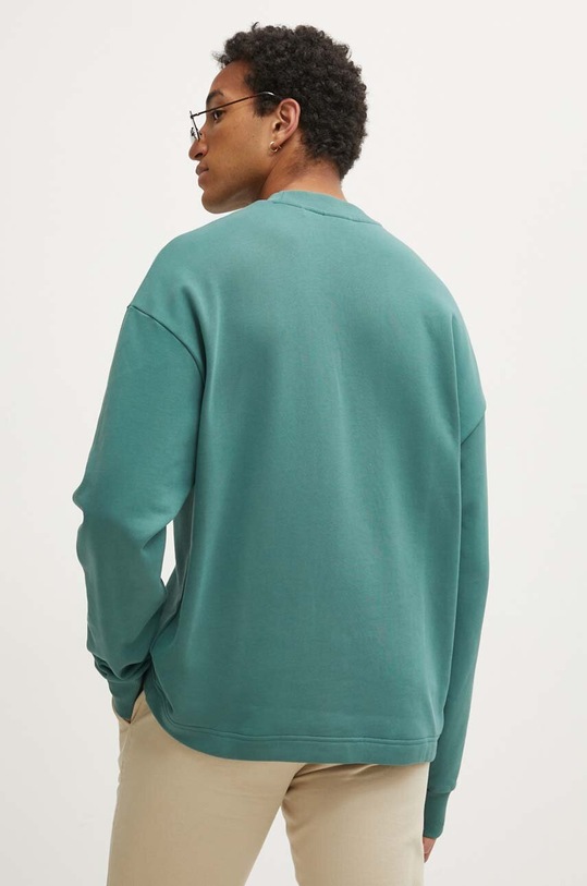 Abbigliamento Hugo Blue felpa in cotone Ninnyo 50522371 verde