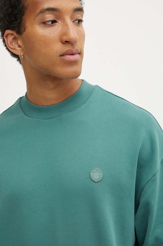 Hugo Blue felpa in cotone Ninnyo verde 50522371