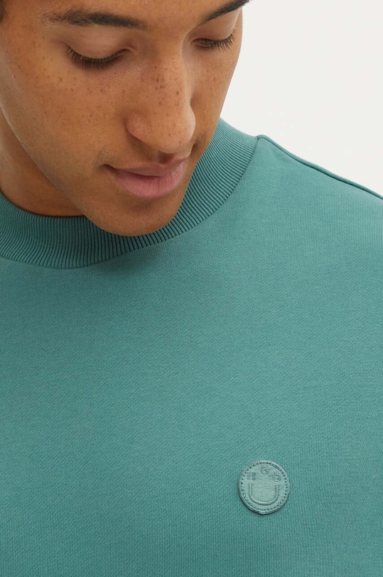 Hugo Blue felpa in cotone Ninnyo 50522371 verde