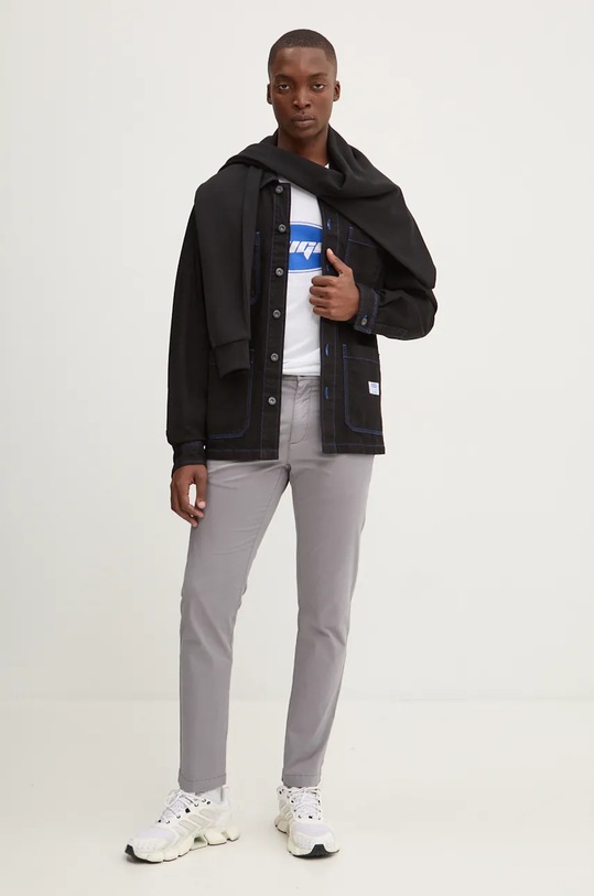 Bavlněná mikina Hugo Blue 50522371 černá AW24